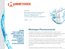 Tablet Screenshot of mimetogen.com